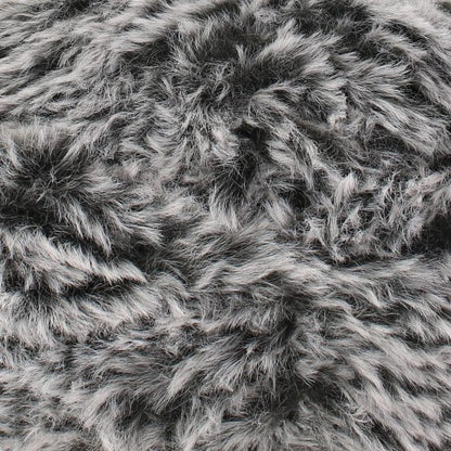 A skein of King Cole Velveteen polyester yarn in Shadowy Ash grey colour.