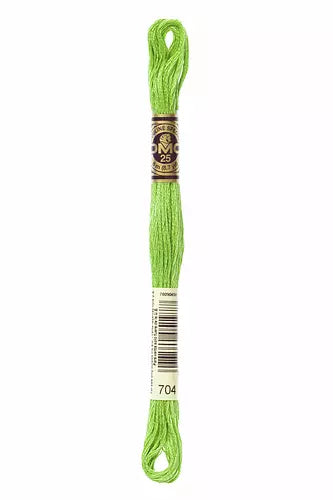 DMC Embroidery Floss - Colours 605 - 734