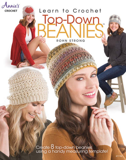 Learn to Crochet: Top-Down Beanies book