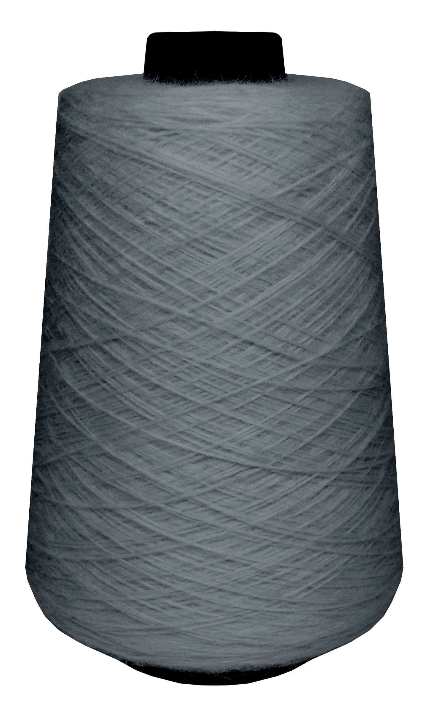 Large spool of silver wool yarn 