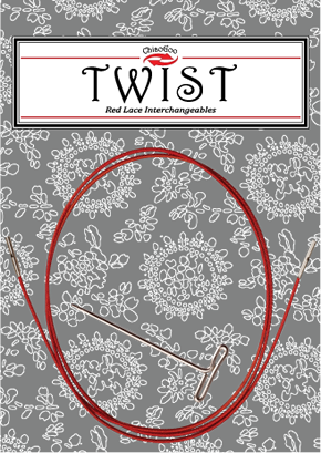 ChiaoGoo TWIST Red Cables 14" (35 cm)