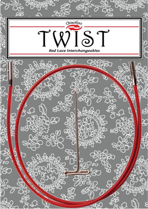 ChiaoGoo TWIST Red Cables 22" (55 cm)