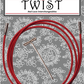 ChiaoGoo TWIST Red Cables 37" (93 cm)