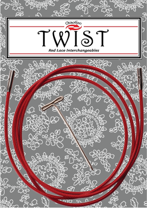 ChiaoGoo TWIST Red Cables 37" (93 cm)