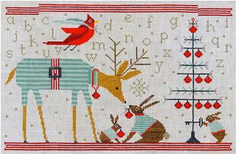 Kind & Gentle Woodland Holiday Sampler - Chart