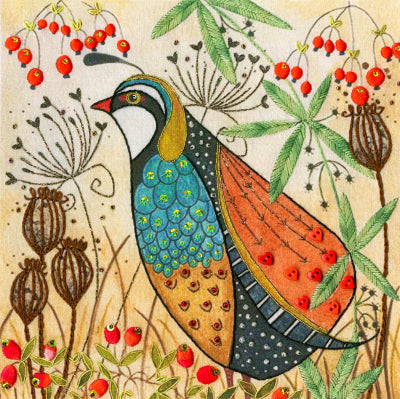 Partridge - Flights of Fancy Embroidery Kit by Bothy Threads