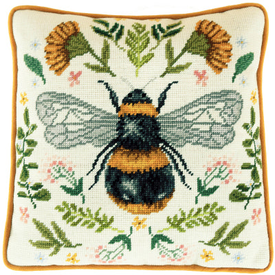 Botanical Bee Needlepoint Kit by Bothy Threads – Wool-Tyme