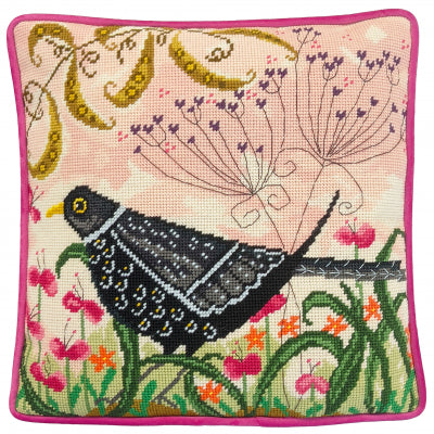 Blackbird Needlepoint Kit by Bothy Threads – Wool-Tyme