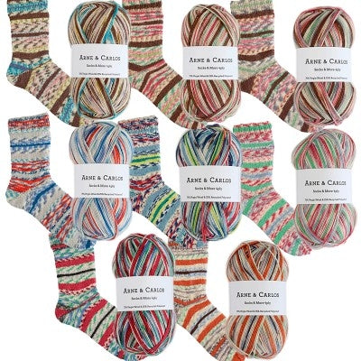 Painted House Socks & More 4ply by Arne & Carlos