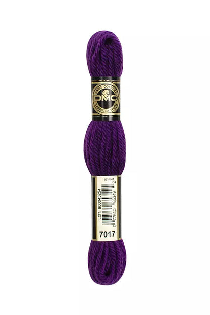 DMC Tapestry Wool Chart - Blanc, Ecru, Noir & 7000 - 7099