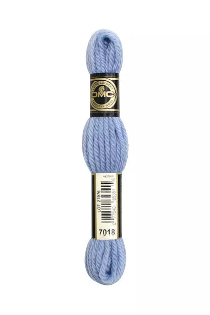 DMC Tapestry Wool Chart - Blanc, Ecru, Noir & 7000 - 7099