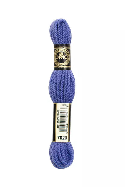 DMC Tapestry Wool Chart - Blanc, Ecru, Noir & 7000 - 7099