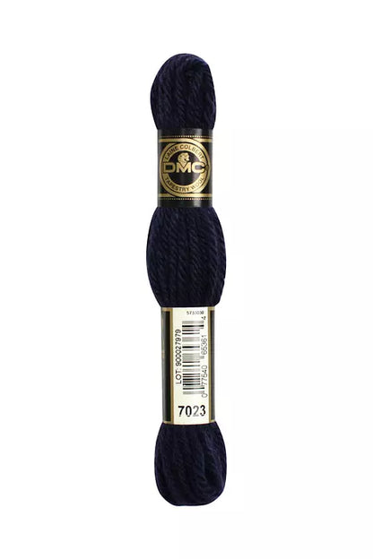 DMC Tapestry Wool Chart - Blanc, Ecru, Noir & 7000 - 7099