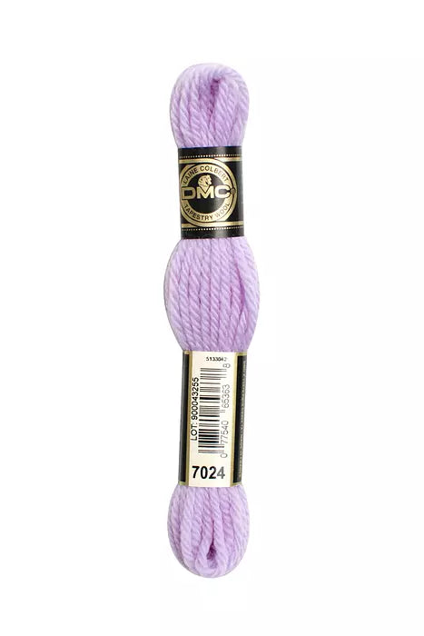 DMC Tapestry Wool Chart - Blanc, Ecru, Noir & 7000 - 7099