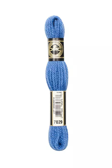 DMC Tapestry Wool Chart - Blanc, Ecru, Noir & 7000 - 7099