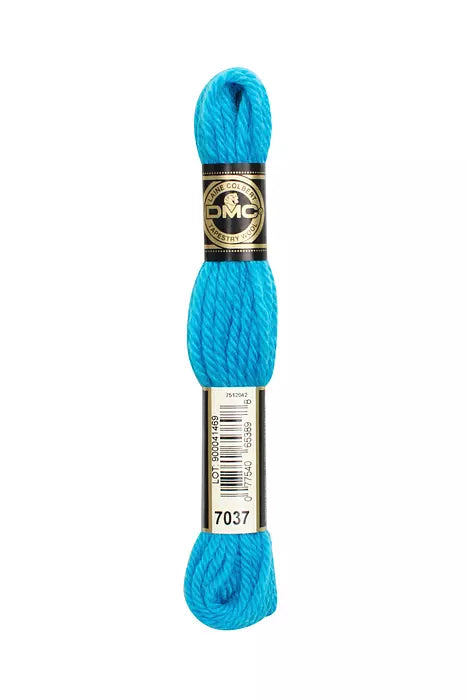 DMC Tapestry Wool Chart - Blanc, Ecru, Noir & 7000 - 7099