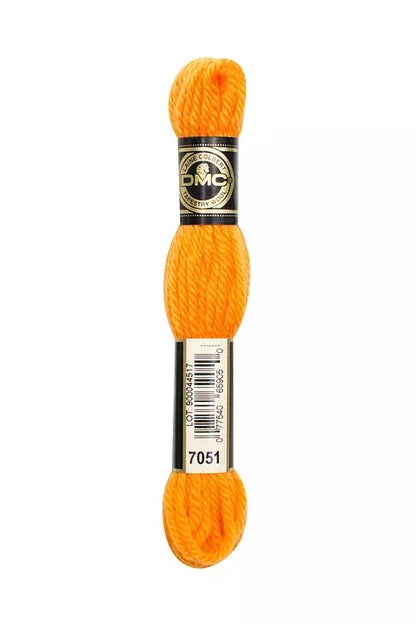 DMC Tapestry Wool Chart - Blanc, Ecru, Noir & 7000 - 7099