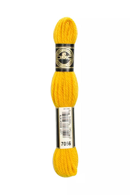 DMC Tapestry Wool Chart - Blanc, Ecru, Noir & 7000 - 7099