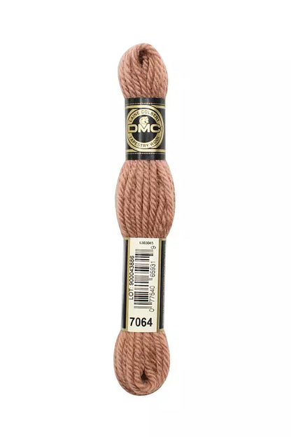 DMC Tapestry Wool Chart - Blanc, Ecru, Noir & 7000 - 7099