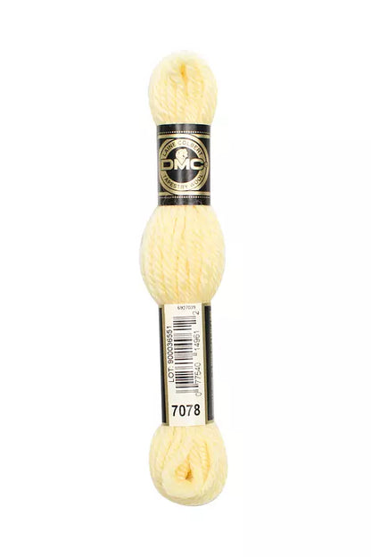 DMC Tapestry Wool Chart - Blanc, Ecru, Noir & 7000 - 7099
