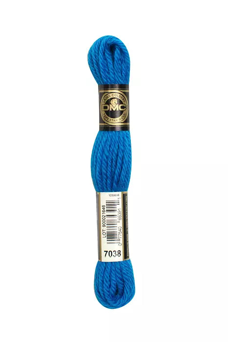 DMC Tapestry Wool Chart - Blanc, Ecru, Noir & 7000 - 7099