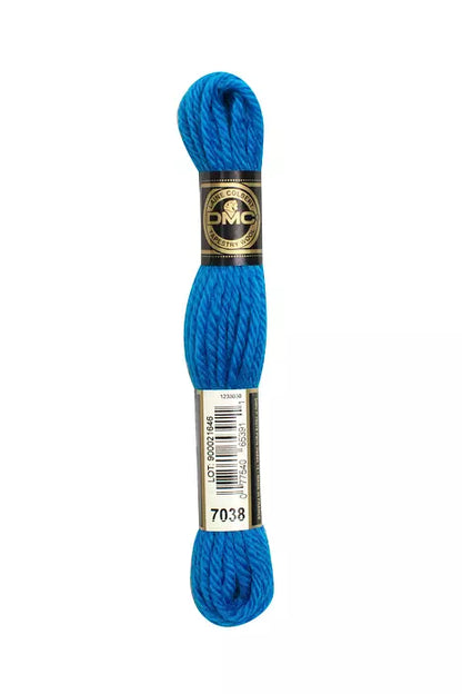 DMC Tapestry Wool Chart - Blanc, Ecru, Noir & 7000 - 7099