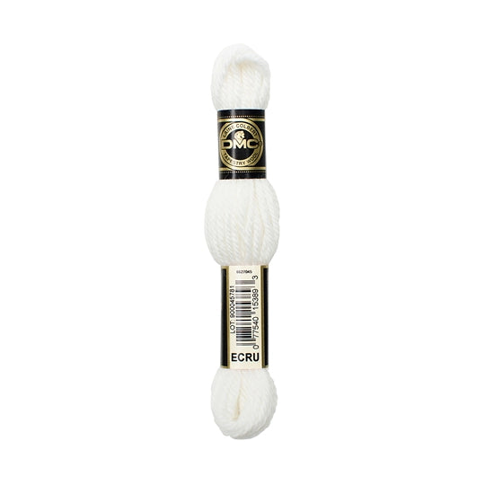 DMC Tapestry Wool Chart - Blanc, Ecru, Noir & 7000 - 7099