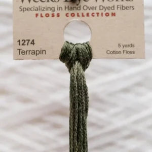 Weeks Dye Works Overdyed Cotton Threads - Oak to Yukon Gold
