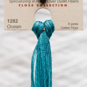 Weeks Dye Works Overdyed Cotton Threads - Navy to Sage