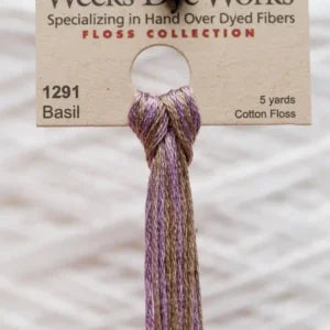 Weeks Dye Works Overdyed Cotton Threads - Absinthe to Camellia