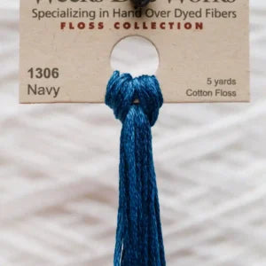 Weeks Dye Works Overdyed Cotton Threads - Navy to Sage