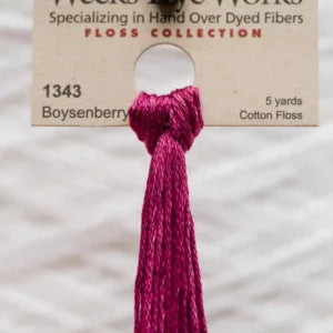 Weeks Dye Works Overdyed Cotton Threads - Absinthe to Camellia