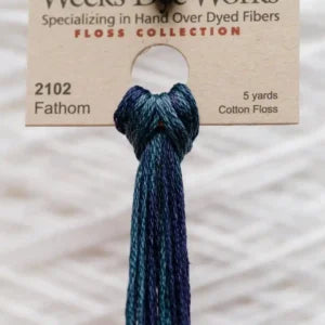 Weeks Dye Works Overdyed Cotton Threads - Dirt Road to Ivy