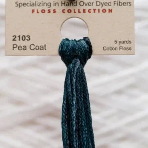 Weeks Dye Works Overdyed Cotton Threads - Navy to Sage
