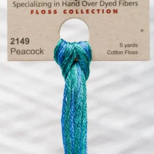 Weeks Dye Works Overdyed Cotton Threads - Navy to Sage