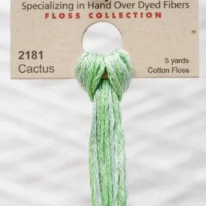 Weeks Dye Works Overdyed Cotton Threads - Absinthe to Camellia