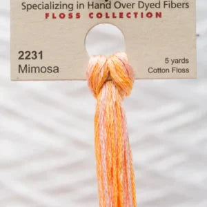 Weeks Dye Works Overdyed Cotton Threads - Jack-O-Lantern to Mulberry