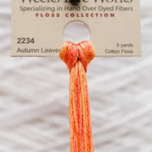 Weeks Dye Works Overdyed Cotton Threads - Absinthe to Camellia