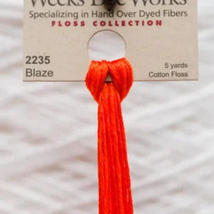 Weeks Dye Works Overdyed Cotton Threads - Absinthe to Camellia
