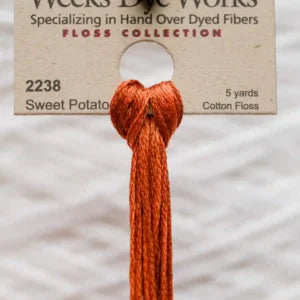 Weeks Dye Works Overdyed Cotton Threads - Oak to Yukon Gold