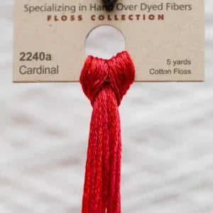 Weeks Dye Works Overdyed Cotton Threads - Candy Apple to Desert