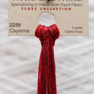Weeks Dye Works Overdyed Cotton Threads - Candy Apple to Desert