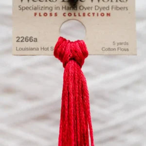 Weeks Dye Works Overdyed Cotton Threads - Jack-O-Lantern to Mulberry