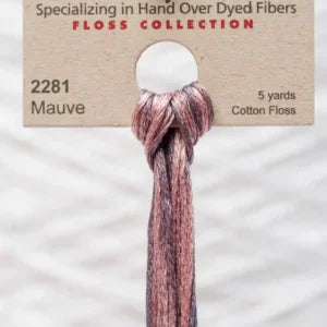 Weeks Dye Works Overdyed Cotton Threads - Jack-O-Lantern to Mulberry