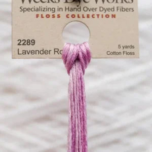 Weeks Dye Works Overdyed Cotton Threads - Jack-O-Lantern to Mulberry