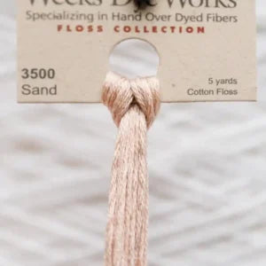 Weeks Dye Works Overdyed Cotton Threads - Sand to Yukon Gold