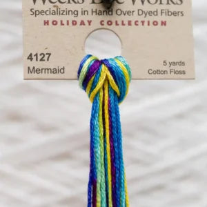 Weeks Dye Works Overdyed Cotton Threads - Jack-O-Lantern to Mulberry