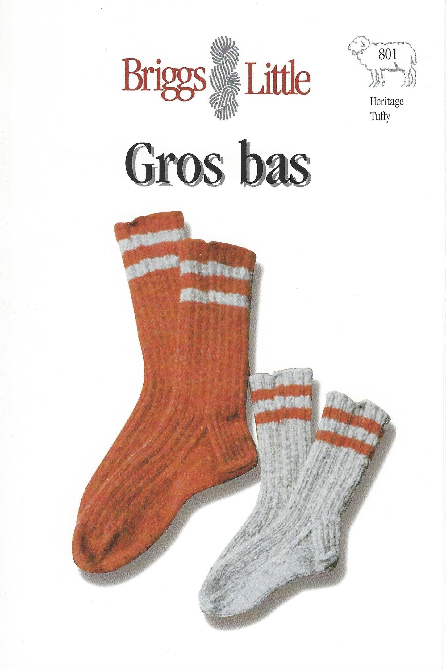 Briggs & Little 801 Heavy Socks Leaflet (French)