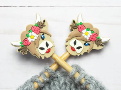 Fox & Pine Stitch Stoppers