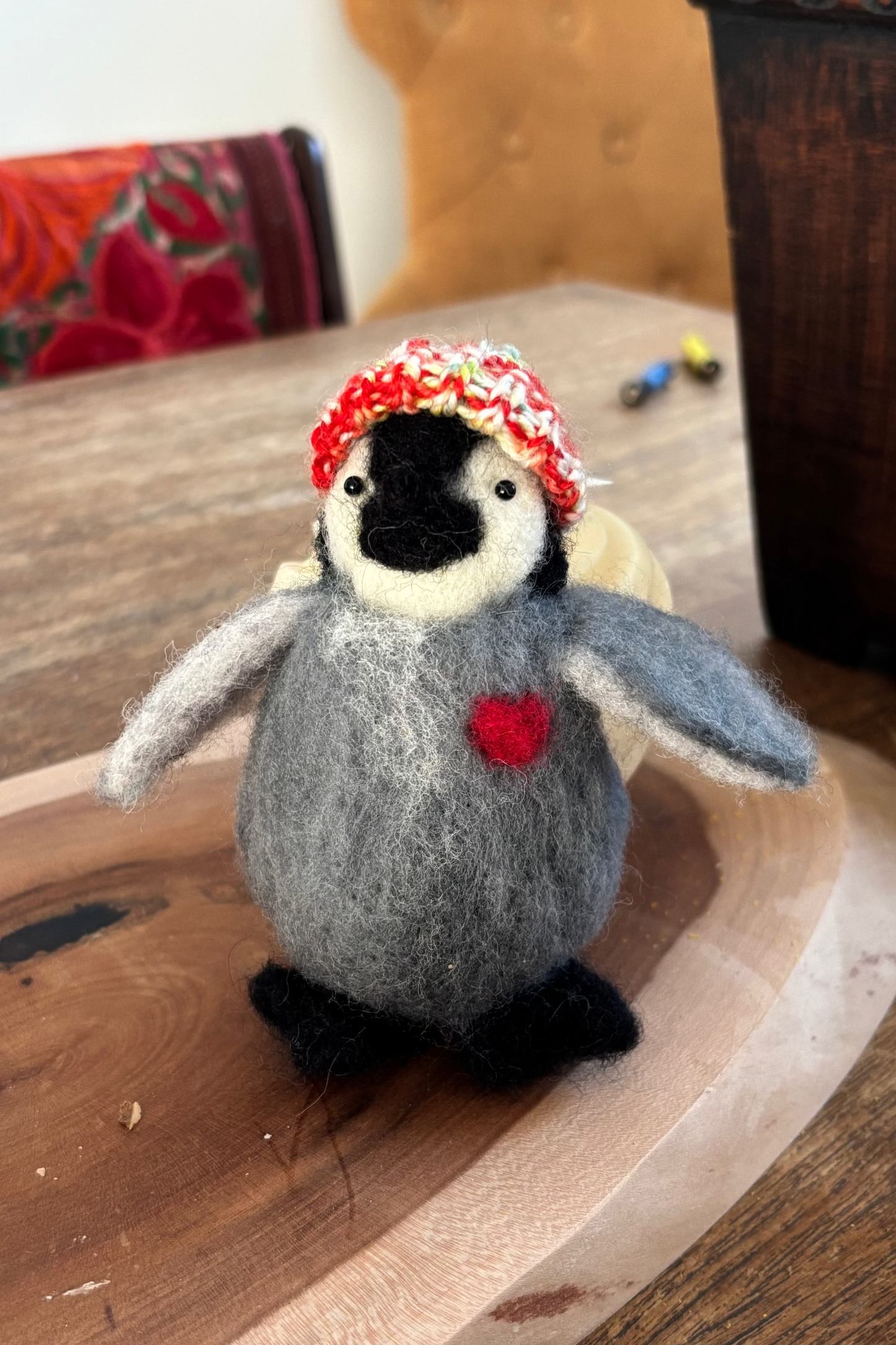 Needle Felting Class: 'Heart-felt' Penguin